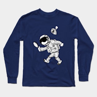 Solitary Spaceman Long Sleeve T-Shirt